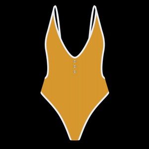 Boutine LA Mango Adjustable Ribbed Retro One Piece